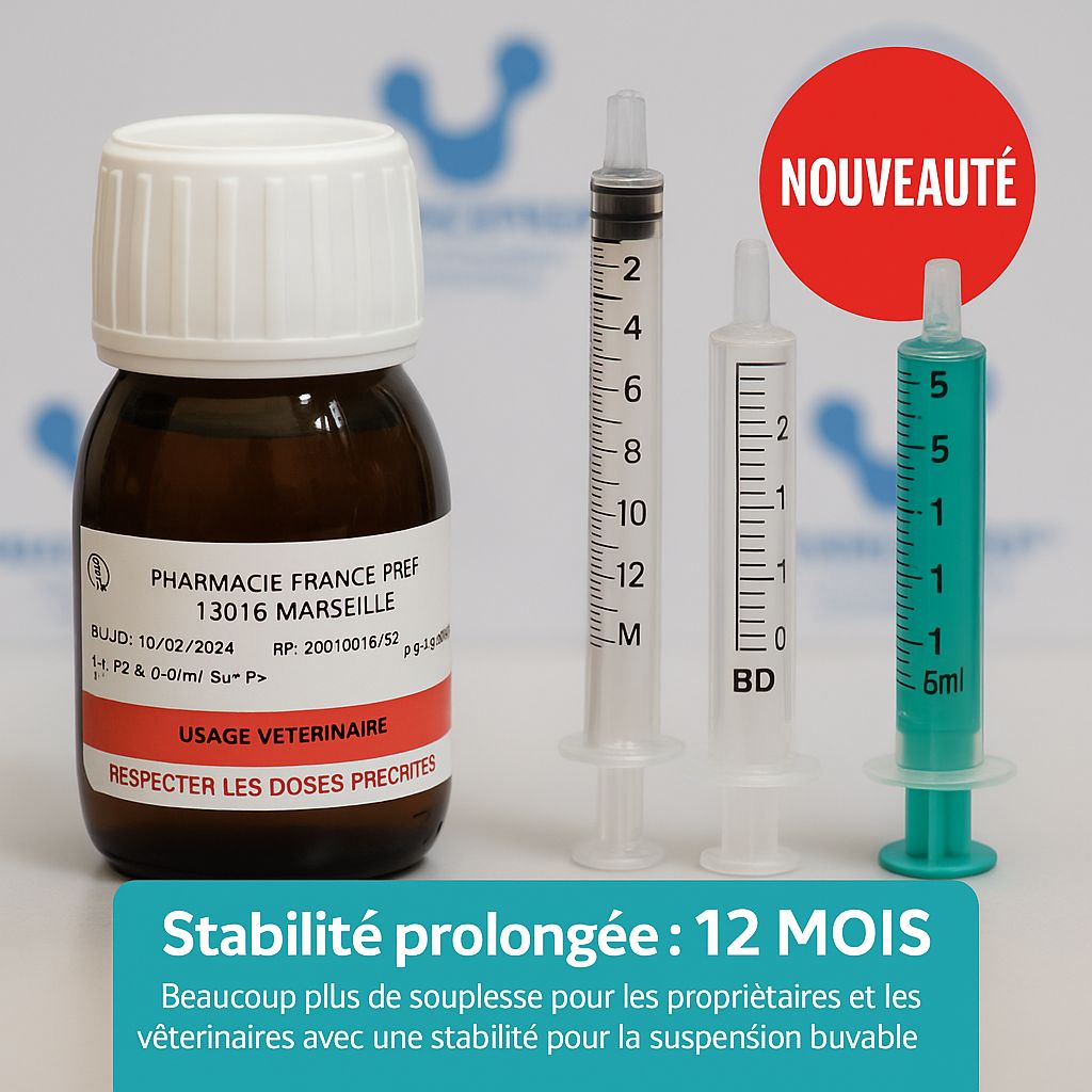 GS-441524 Pipettes adaptées au poids du chat